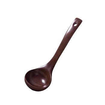 Половник деревянный, лакированный венге 28*8см