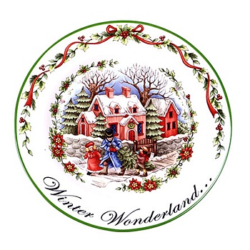 Тарелка 24 см Winter Wonderland