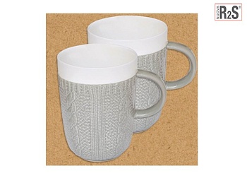 Набор кружек 2шт 400мл. Wool Grey в подарочной упаковке