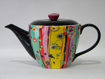 Чайник 1,8л. Stripes Flower(Полосаые цветы)