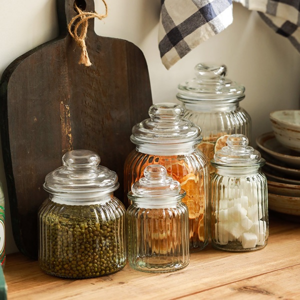 Банка 0,95л. 19*11см. стекло