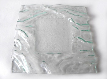 Блюдо квадратное, прозрачное, 30*30см. Wave Square