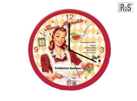 Часы 32см. настенные, Vintage Spaghetti