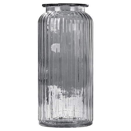 Ваза 24см, серая Jar