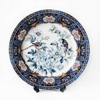 Тарелка 25 см Oriental Blue