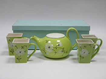 Набор чайный 5 предметов Цветы