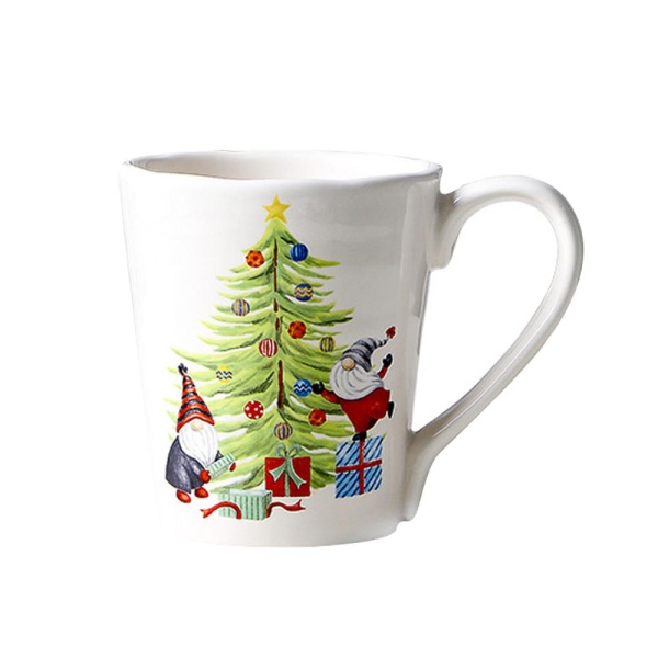 Кружка 450 мл 10*11,5 см керамическая Гномики