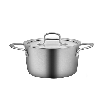 Кастрюля с крышкой 22 см. 4,5 л  Tree