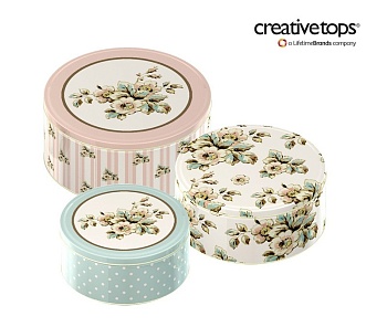 Набор банок 25*22*20см. 3 предмета Cottage Flower Набор банок 25*22*20см. 3 предмета Cottage Flower