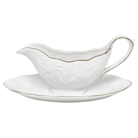 Соусник с блюдцем