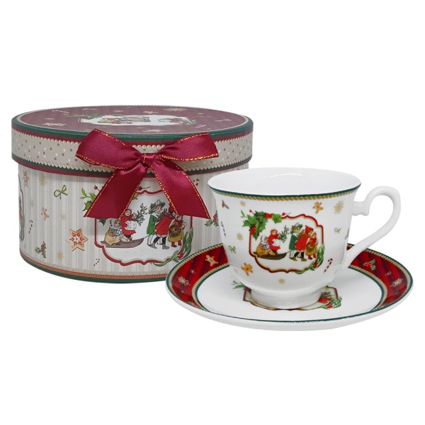 Чайная пара 220 мл, Рождество