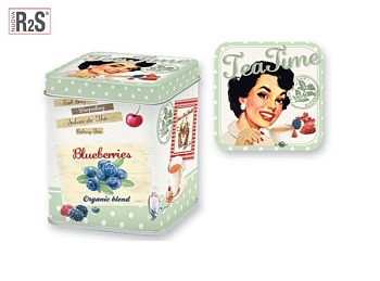 Банка 7,5*7,5*9см. Tea