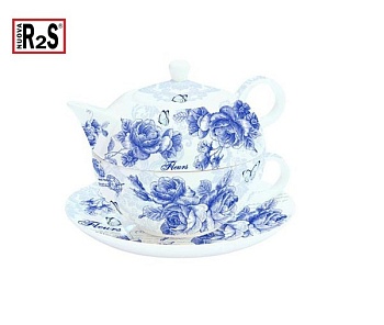 Набор чайный 3 предмета Blue Roses