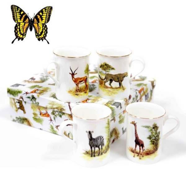 Кружка 4шт, 300мл, Зоопарк