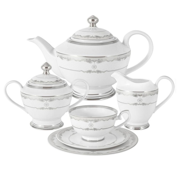 Сервиз чайный 21 предмет 6 персон Корона