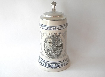 Кружка пивная 0,5л., 60лет