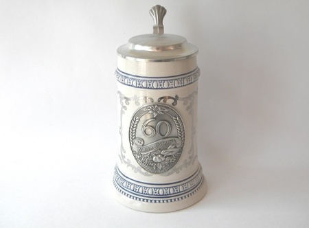 Кружка пивная 0,5л., 60лет