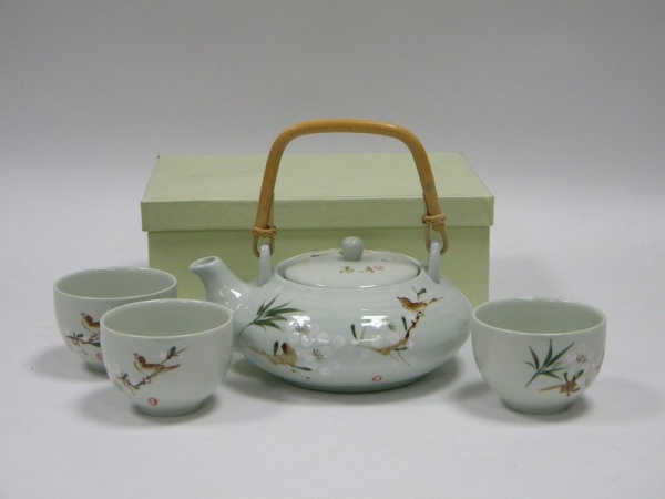 Набор чайный 5 предметов Сакура зелен
