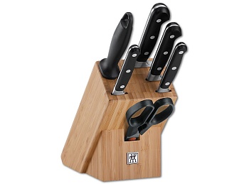 Набор ножей 6предметов+подставка Professional S