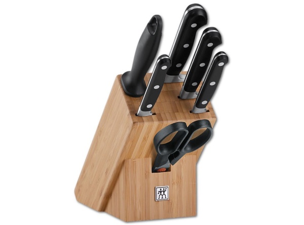 Набор ножей 6предметов+подставка Professional S