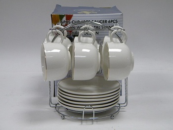 Набор кофейный 18 предметов 6 персон 100мл. Palace Gold