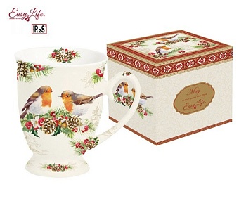 Кружка 250 мл., Снегири
