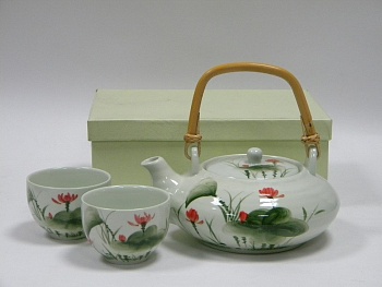 Набор чайный 3 предмета Лотос