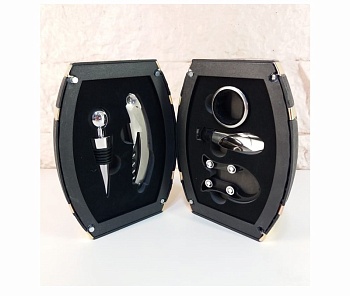 Набор для вина 5 предметов бочка