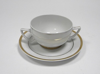 Бульонница с блюдцем 300мл. 16см. Ambasador