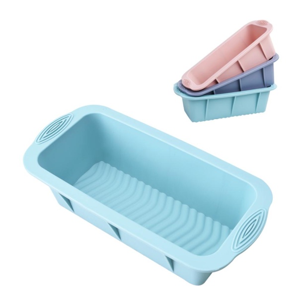 Форма для хлеба силикон, зеленая. 9*22*7см.