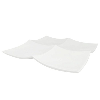 Менажница 4 отделения 25см. плосккая Quadrato