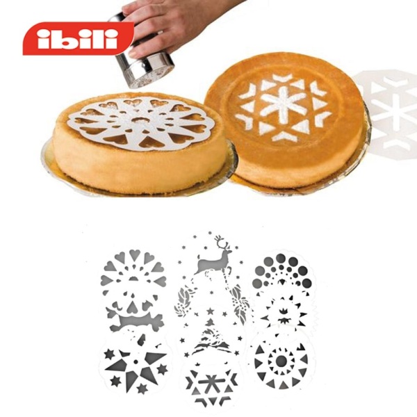 Трафарет для пирога 10шт пластик