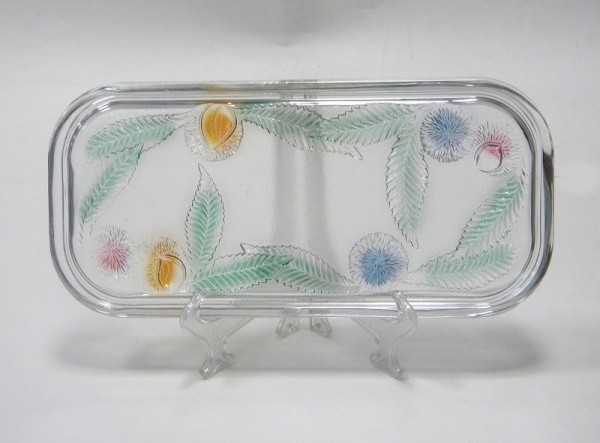 Блюдо прямоугольное 33х15см. цв Chataignier