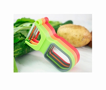 Овощечистка 3шт пластик, 11,5*6см.