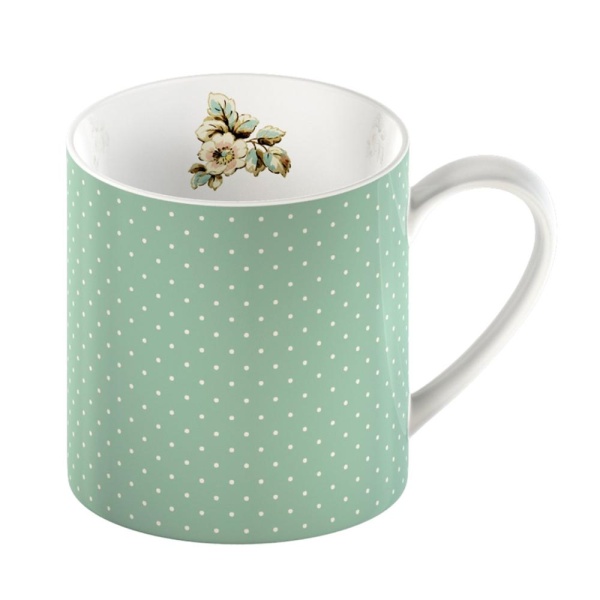 Кружка  330 мл, Green Spot Cottage Floral