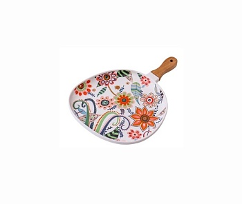 Тарелка дер ручка 20см. Nordic