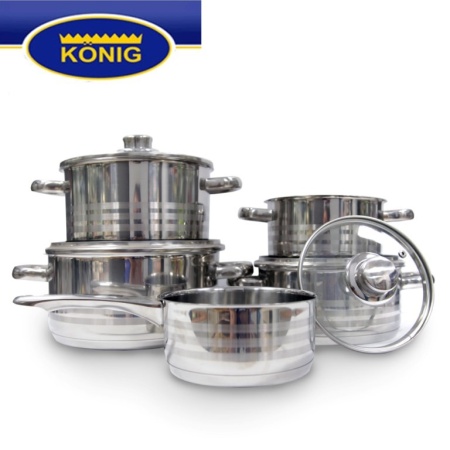 Набор кастрюль 5 предметов + 4 крышки