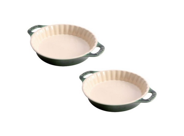 Мини-форма для пирога 2шт 13см зеленый базилик