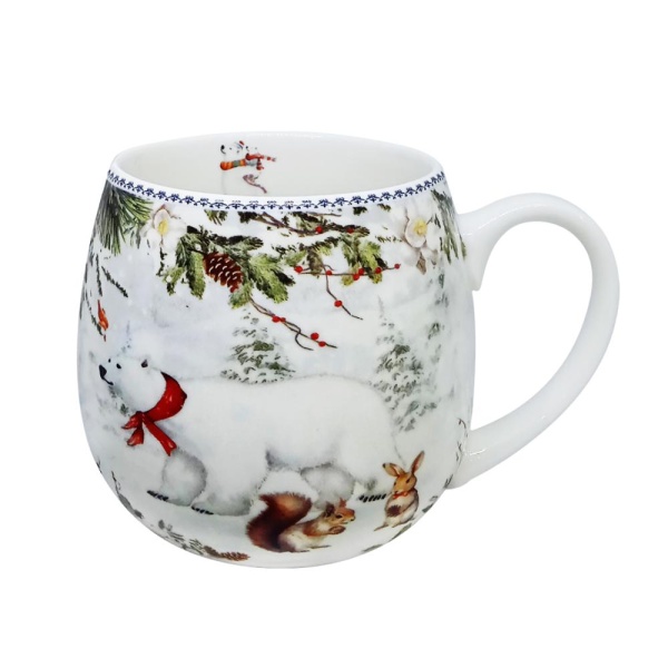 Кружка 420мл, Белый медведь