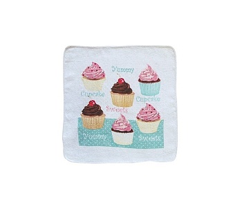 Полотенце махровое 30*30см. Маффин