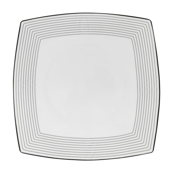 Тарелка квадратная 26см. Cheers Rings