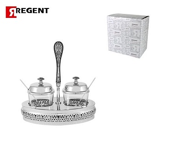 Ваза для джема 3 предмета 21*14*21см. Британи