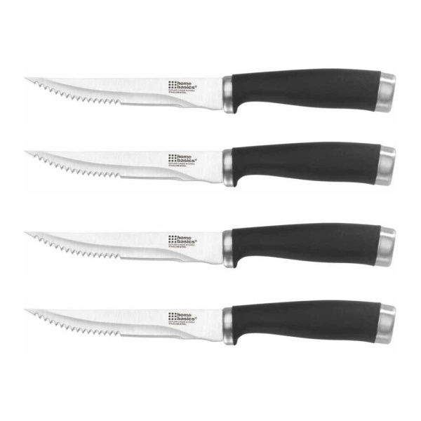 Нож для стейка 4 штуки 22-12 см