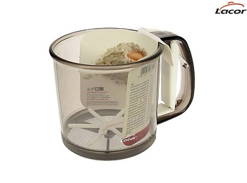 Сито для муки механическое  0,35кг пластик, L