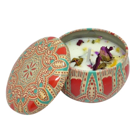 Свеча ароматическая 6*4 см роза