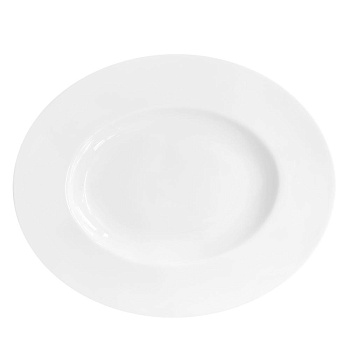 Тарелка глубокая овальная 27,5см.