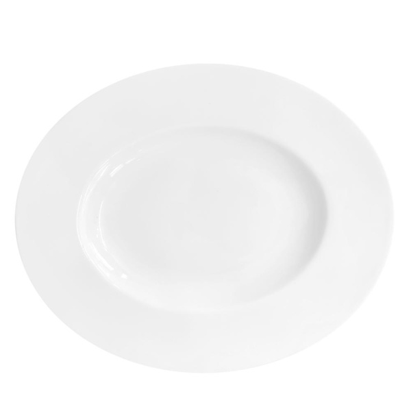 Тарелка глубокая овальная 27,5см.