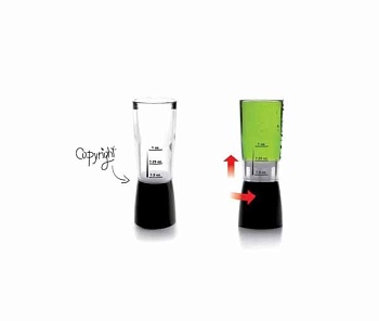 Джиггер стекло, регулируемый I