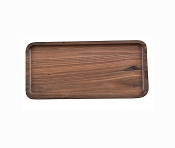 Блюдо прямоугольное орех 25*12см.