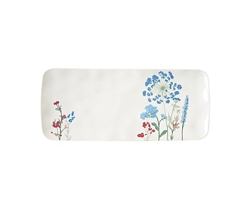 Блюдо прямоугольное 36*15,5см Луговые цветы